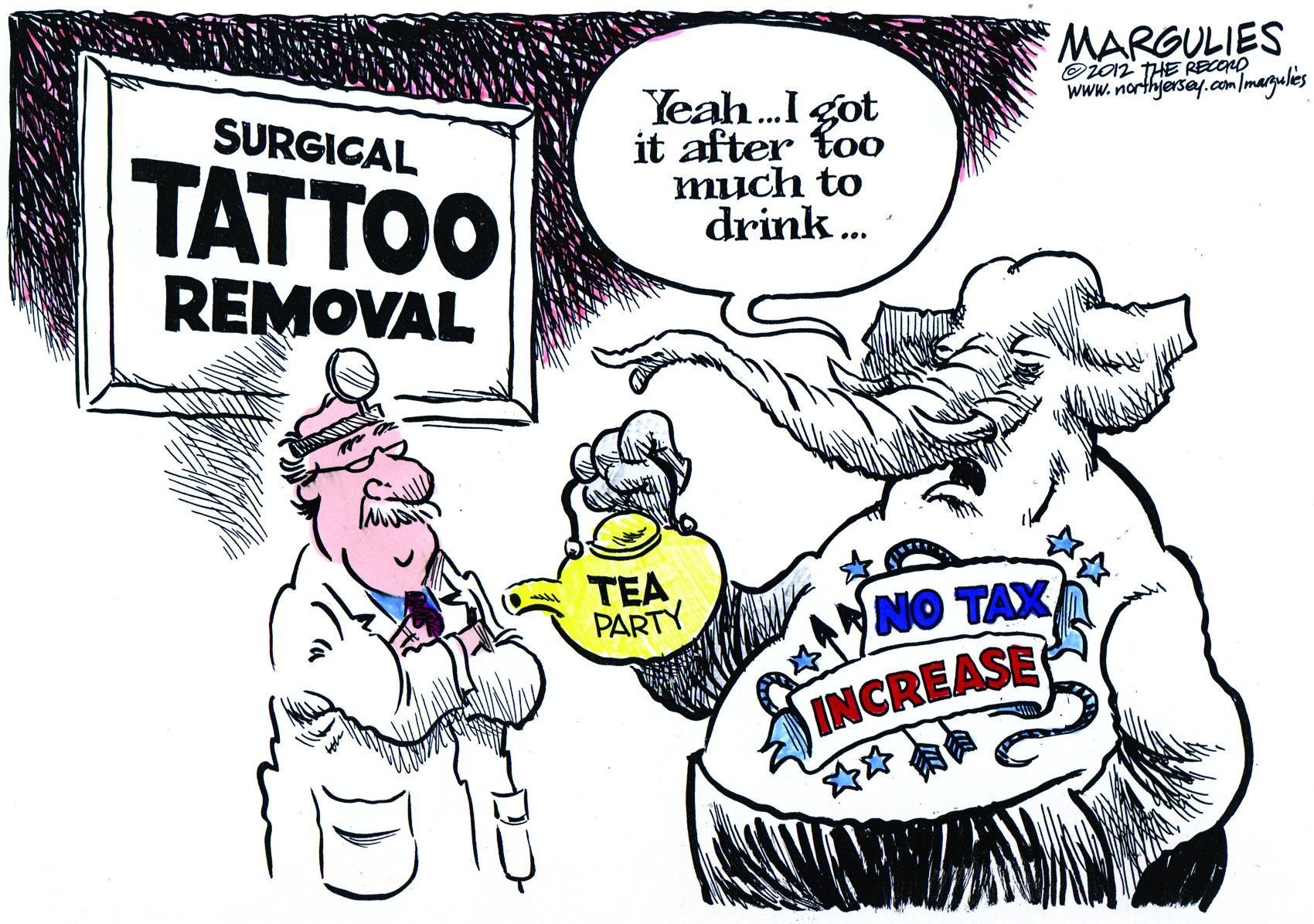 Art OCR: MARGULIES Oja2 THE RECORO www.northjersey.com/magules Yeah.I got it after too much to drink. SURGICAL TATTOO REMOVAL TEA PARTY NO TAX INCREASE MARGULIES Oja2 THE RECORO www.northjersey.com/magules Yeah.I got it after too much to drink. SURGICAL TATTOO REMOVAL TEA PARTY NO TAX INCREASE