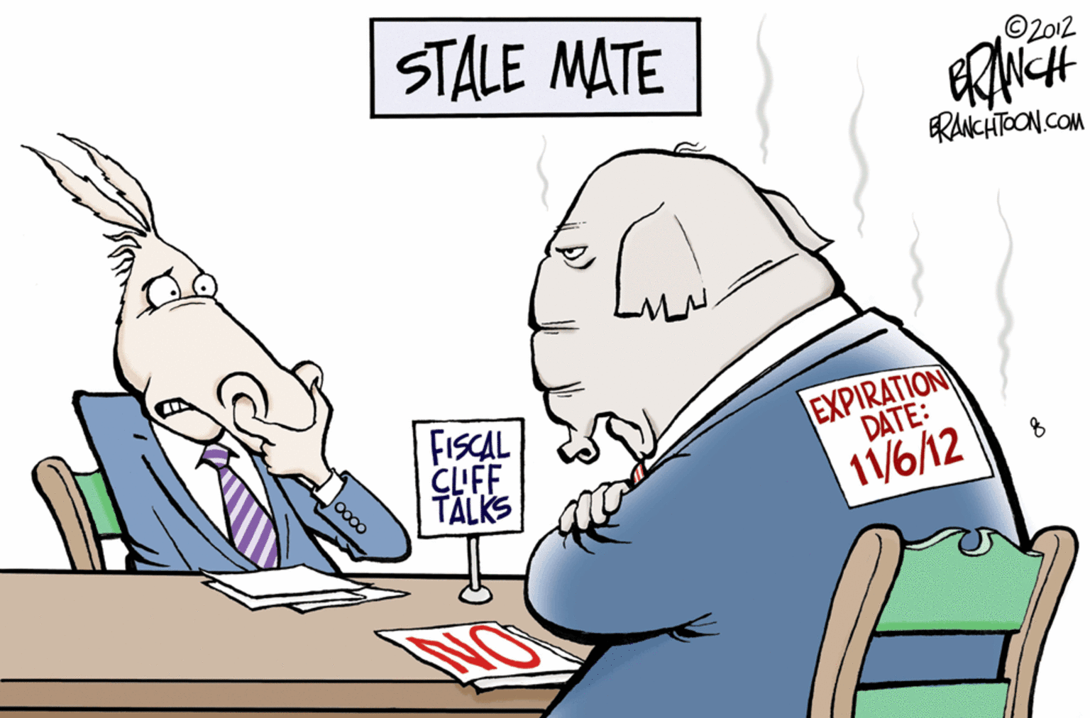 Humour OCR: STALE MATE O2012 ERANCHTOON.COM EXPIRATION DATE: FISCAL CLFE TALKS 1/6/12 0000 STALE MATE O2012 ERANCHTOON.COM EXPIRATION DATE: FISCAL CLFE TALKS 1/6/12 0000