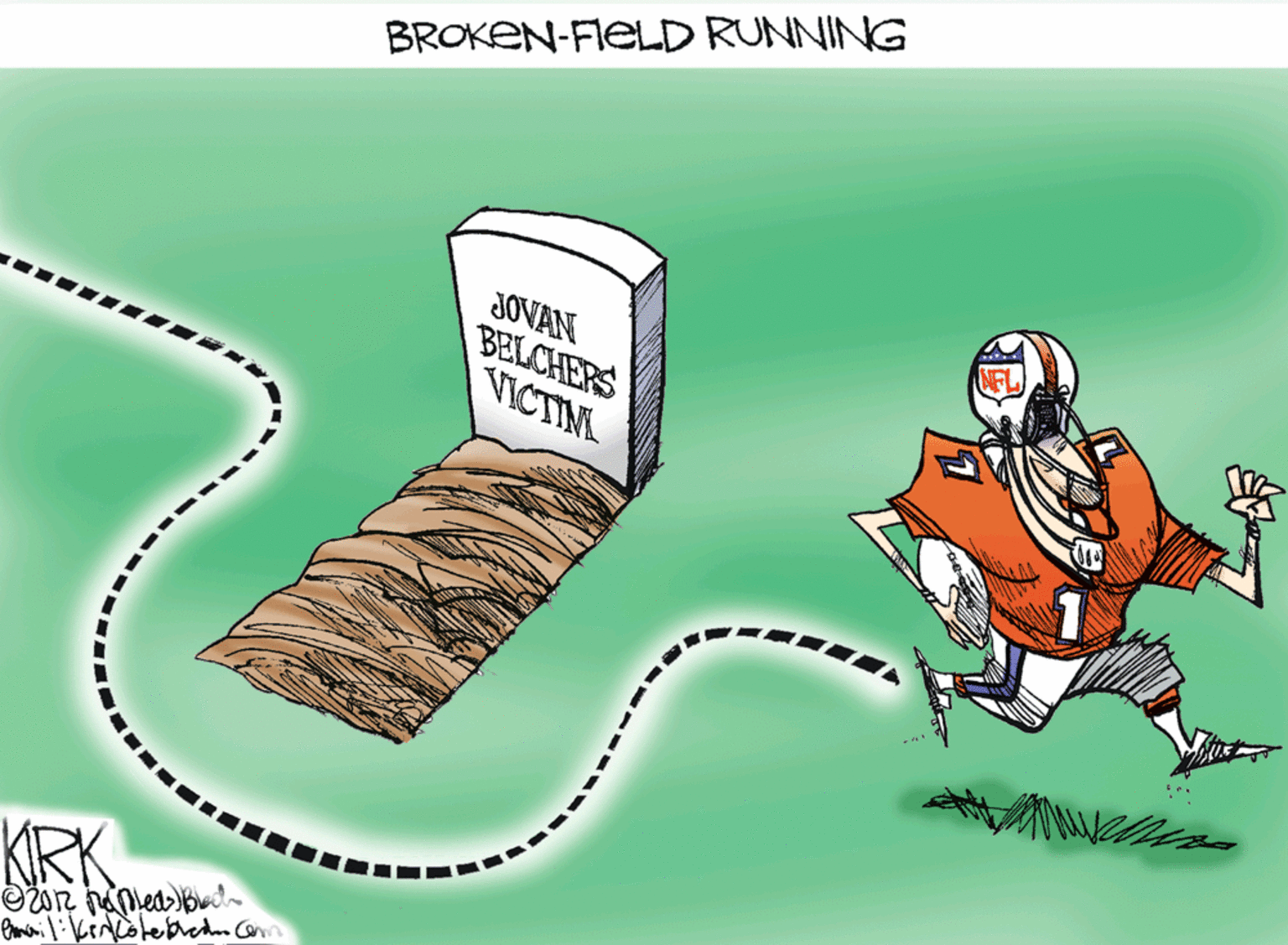 Fictional character OCR: BROKEN-FIELD RUNNING JOVAN BELCHERS VICTIM KRK BROKEN-FIELD RUNNING JOVAN BELCHERS VICTIM KRK