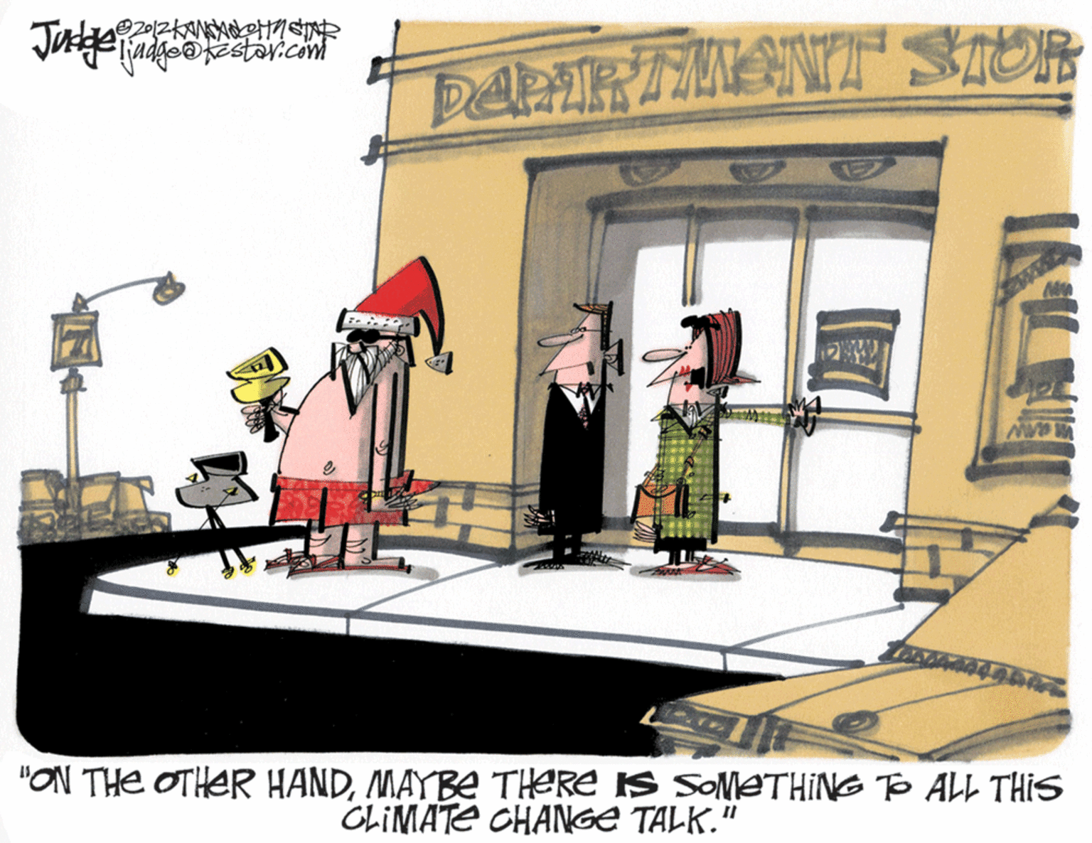 Door OCR: 2012KAN I DAPaRTMANT STOR "ON THE OTHER HANDMAYBE THERE IS SOMETHING TP ALL THIS CLIMATE CHANGE TALK." 2012KAN I DAPaRTMANT STOR "ON THE OTHER HANDMAYBE THERE IS SOMETHING TP ALL THIS CLIMATE CHANGE TALK."