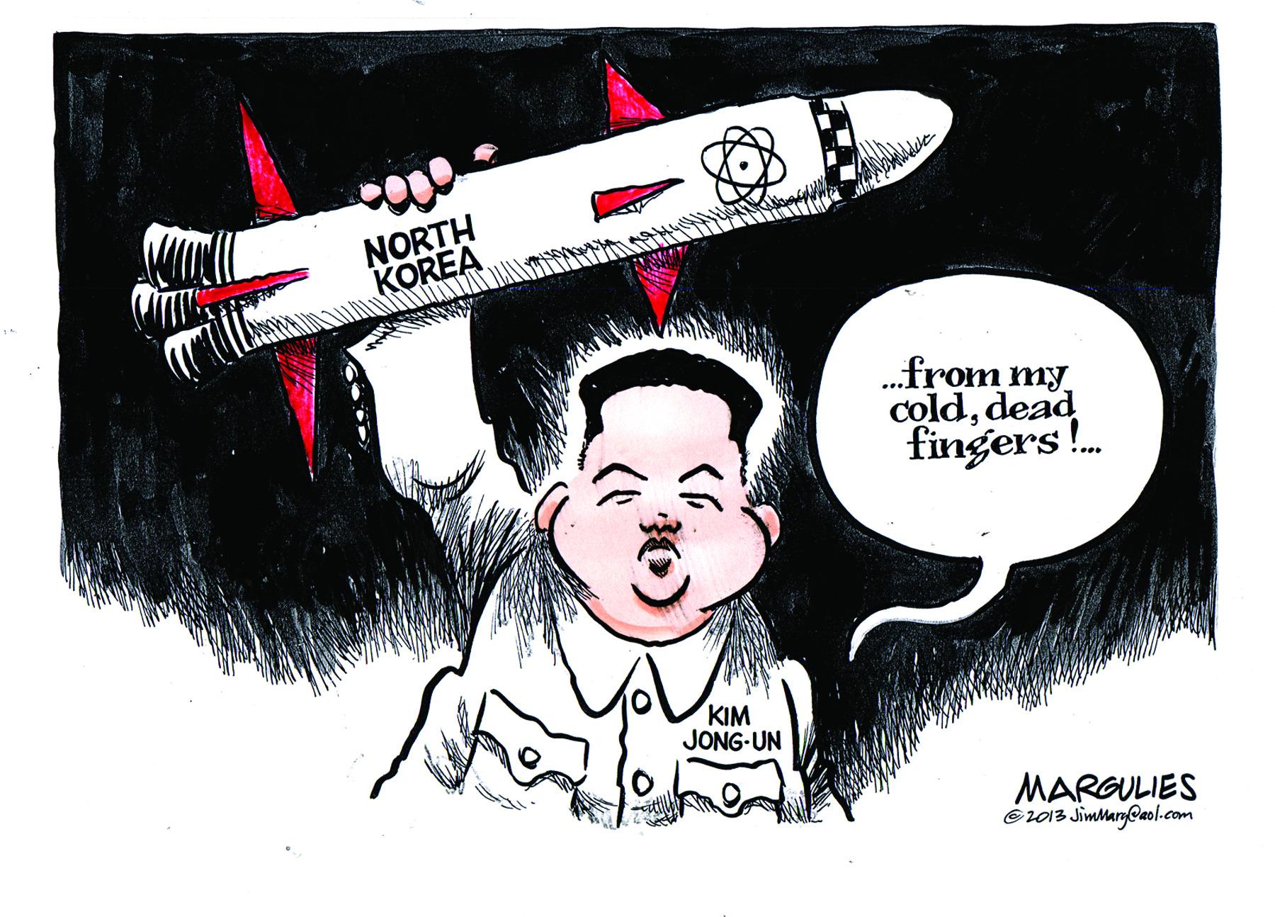 Aerospace manufacturer OCR: NORTH KOREA .from my colddead fingers!. KIM JONG-UN MARGULIES O L013 JimManCaol.com NORTH KOREA .from my colddead fingers!. KIM JONG-UN MARGULIES O L013 JimManCaol.com