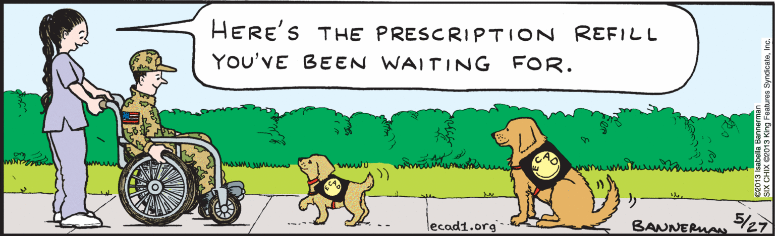 Illustration OCR: HERE'S THE PRESCRIPTION REFILL YOU'VE BEEN WAITING FOR. - ©2013 Isabella Bannerman SIX CHIX ©2013 King Features SyndicateInc. /ecad1.org BANNEBUAN mai/27 HERE'S THE PRESCRIPTION REFILL YOU'VE BEEN WAITING FOR. - ©2013 Isabella Bannerman SIX CHIX ©2013 King Features SyndicateInc. /ecad1.org BANNEBUAN mai/27
