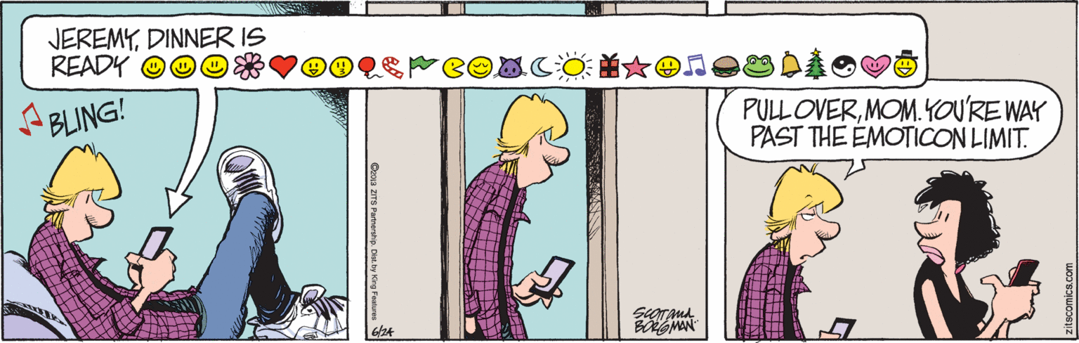 Lavender OCR: JEREMYDINNER IS READY O ´COMCO: X? A BLING! PULLOVERMOM.YOU'RE WAY PAST THE EMOTICON LIMIT. BOGMAN JEREMYDINNER IS READY O ´COMCO: X? A BLING! PULLOVERMOM.YOU'RE WAY PAST THE EMOTICON LIMIT. BOGMAN