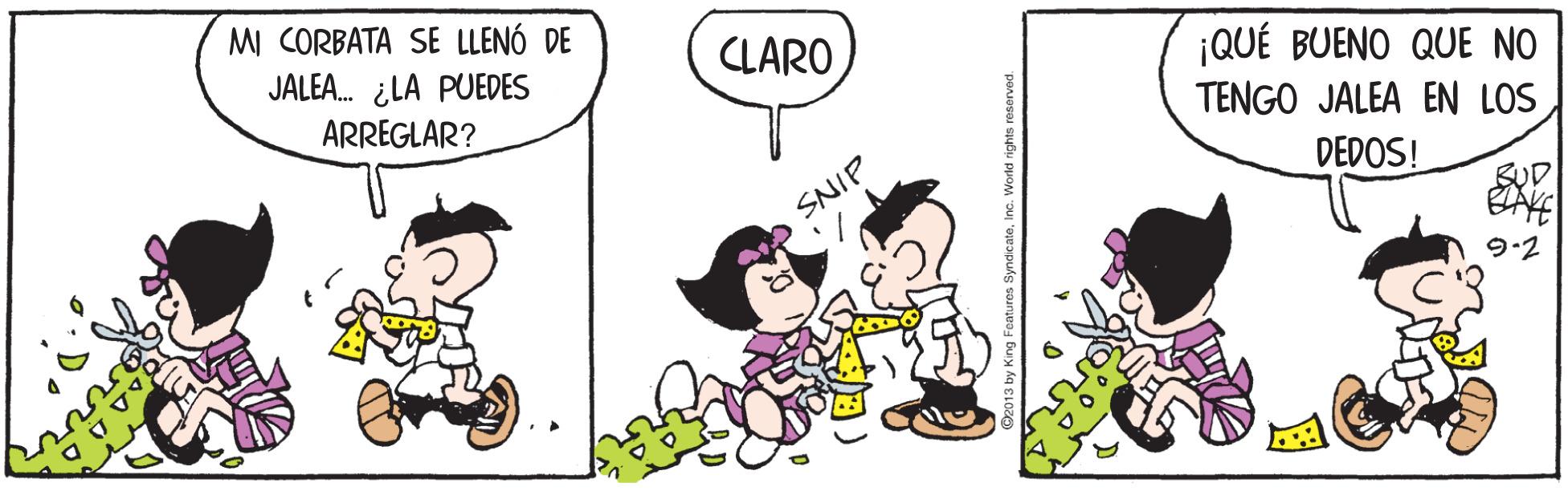 Sharing OCR: MI CORBATA SE LLENÓ DE JALEA. ¿LA PUEDES CLARO ¡QUÉ BUENO QUE NO TENGO JALEA EN LOS ARREGLAR? DEDOS! SNIP SUD 9.2 MI CORBATA SE LLENÓ DE JALEA. ¿LA PUEDES CLARO ¡QUÉ BUENO QUE NO TENGO JALEA EN LOS ARREGLAR? DEDOS! SNIP SUD 9.2