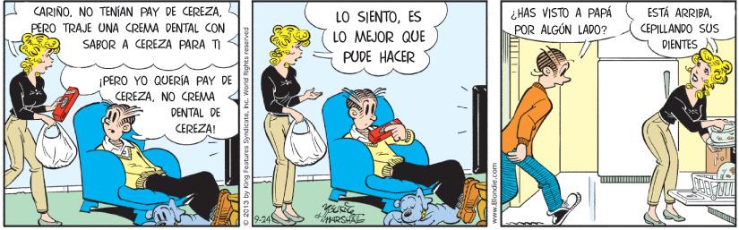 Animated cartoon OCR: i HAS VISTO A PAPÁ POR ALGÚN LADO? CARINOES LO MEJOR QUE ESTÁ ARRIBACEPILLANDO SUS DIENTES N PERO TRAJE UNA CREMA DENTAL CON SABOR A CEREZA PARA TI PUDE HACER PERO YO QUERÍA PAY DE CEREZANO CREMA DENTAL DE CEREZA! i HAS VISTO A PAPÁ POR ALGÚN LADO? CARINONO TENÍAN PAY DE CEREZALO SJENTOES LO MEJOR QUE ESTÁ ARRIBACEPILLANDO SUS DIENTES N PERO TRAJE UNA CREMA DENTAL CON SABOR A CEREZA PARA TI PUDE HACER PERO YO QUERÍA PAY DE CEREZANO CREMA DENTAL DE CEREZA!