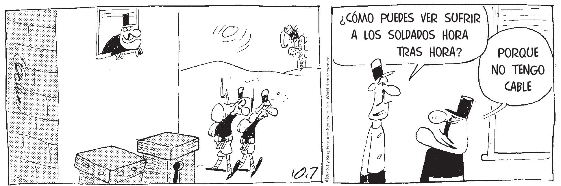 Rectangle OCR: ¿CÓMO PUEDES VER SUFRIR A LOS SOLDADOS HORA TRAS HORA? PORQUE NO TENGO CABLE 10.7 ¿CÓMO PUEDES VER SUFRIR A LOS SOLDADOS HORA TRAS HORA? PORQUE NO TENGO CABLE 10.7