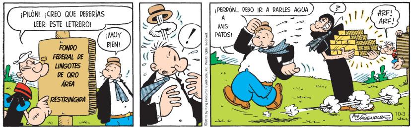 Art OCR: ¡PERPÓN. PEBO IR À DÁRLES AGUA ¡PILÓN! CREO QUE DEBERIAS LEER ESTE LETRERO! ARF! ARF! A MIS PATOS! ¡MUY BIEN! FONDO FEDERAL DE LINGOTES DE ORO ÁREA RESTRINGIDA 10-3 Jen ¡PERPÓN. PEBO IR À DÁRLES AGUA ¡PILÓN! CREO QUE DEBERIAS LEER ESTE LETRERO! ARF! ARF! A MIS PATOS! ¡MUY BIEN! FONDO FEDERAL DE LINGOTES DE ORO ÁREA RESTRINGIDA 10-3 Jen