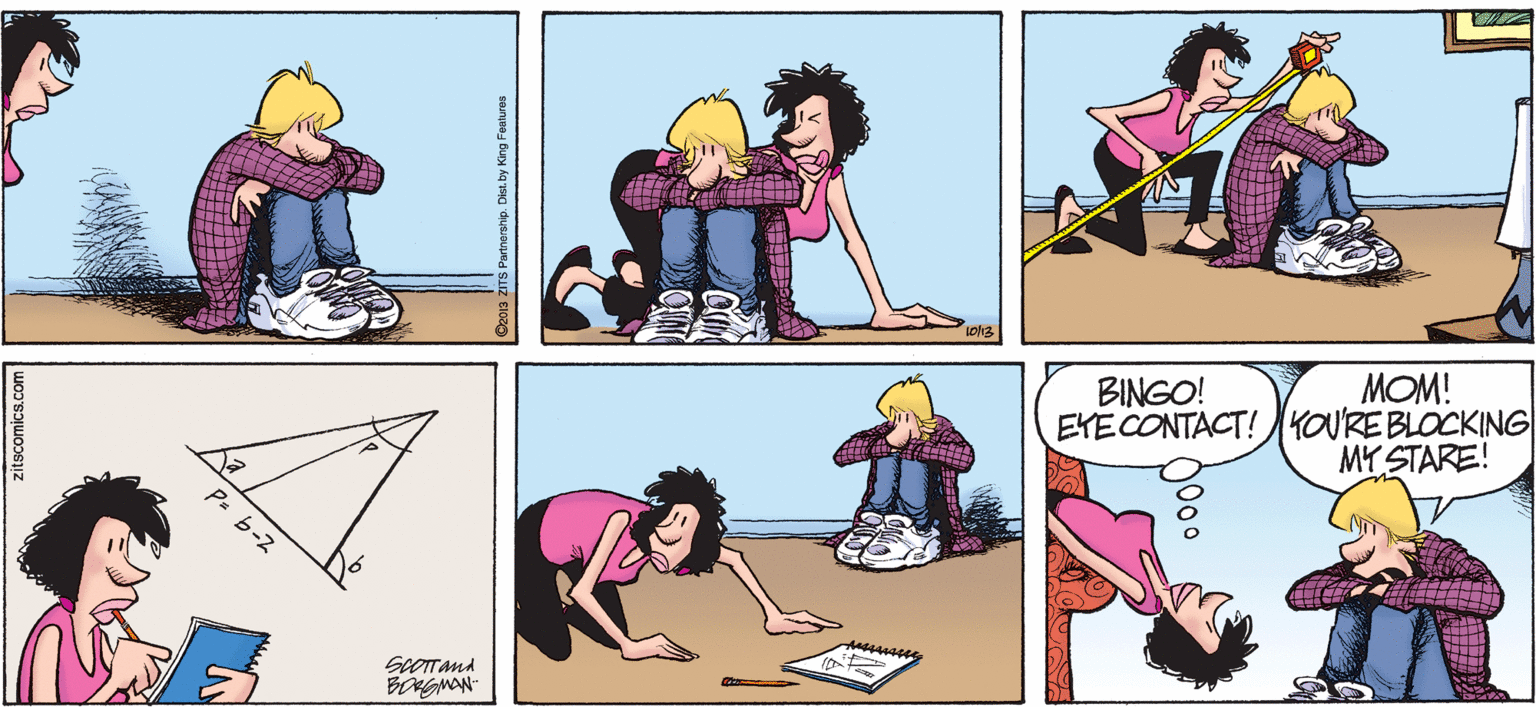 Interaction OCR: BINGO! EYECONTACT! MOM! KOURE BLOCKING MY STARE! Ps b-2 BONGMAN- zitscomics.com TS Partnersnip. Dist. by King Features BINGO! EYECONTACT! MOM! KOURE BLOCKING MY STARE! Ps b-2 BONGMAN- zitscomics.com TS Partnersnip. Dist. by King Features