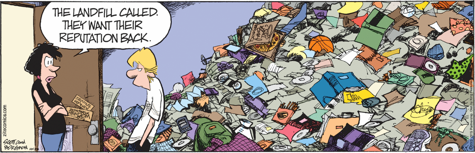 Graphics OCR: THE LANDFILL CALLED. THEY WANT THEIR REPUTATION BACK. THE LANDFILL CALLED. THEY WANT THEIR REPUTATION BACK.