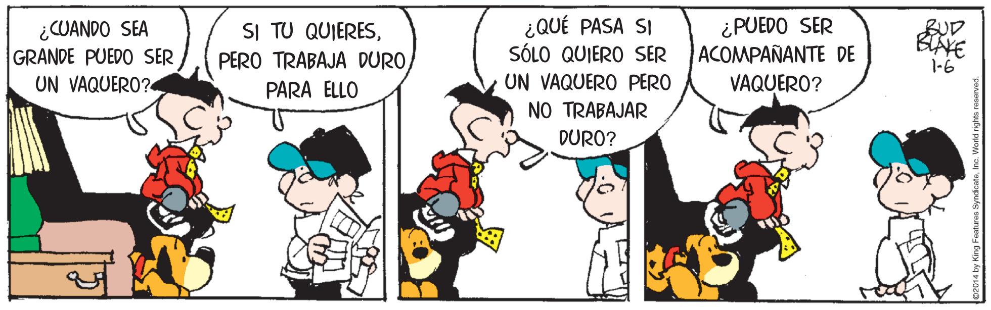 Interaction OCR: ¿CUANDO SEA GRANDE PUEDO SER UN VAQUERO? ¿QUÉ PASA SI SÓLO QUIERO SER UN VAQUERO PERO ¿PUEDO SER ACOMPAÑANTE DE BUD SI TU QUIERESPARA ELLO 1-6 VAQUERO? NO TRABAJAR DURO? ¿CUANDO SEA GRANDE PUEDO SER UN VAQUERO? ¿QUÉ PASA SI SÓLO QUIERO SER UN VAQUERO PERO ¿PUEDO SER ACOMPAÑANTE DE BUD SI TU QUIERESPERO TRABAJA DUROPARA ELLO 1-6 VAQUERO? NO TRABAJAR DURO?
