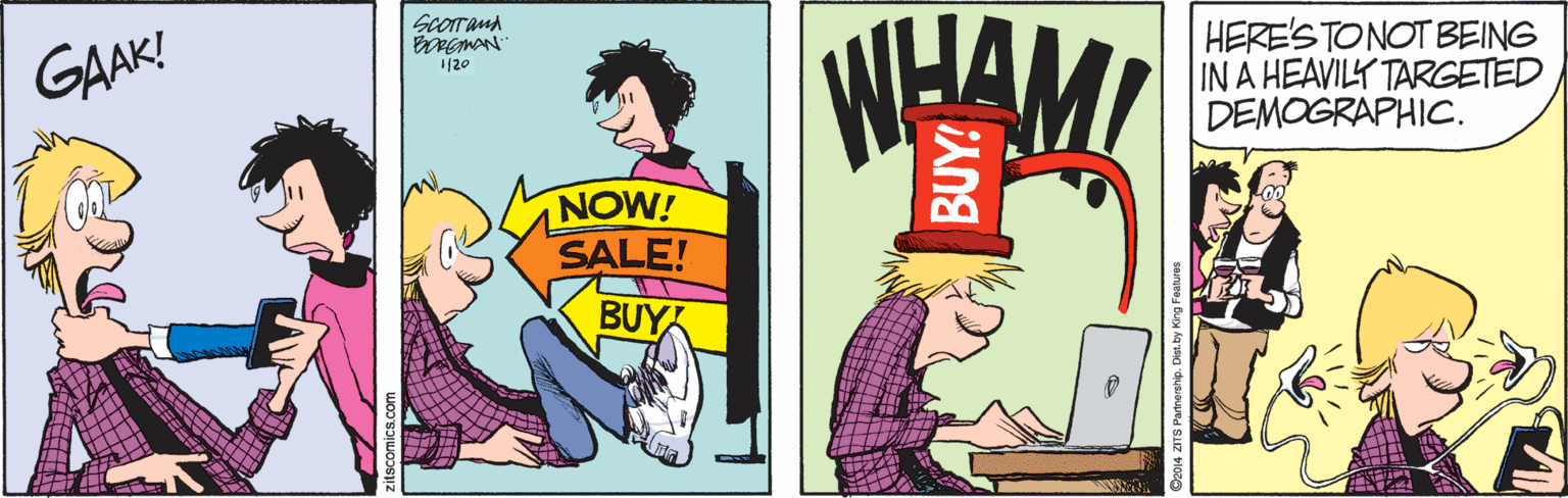 Art OCR: ScOrand WHAM! HERE'S TONOT BEING IN A HEAVILY TARGETED DEMOGRAPHIC. GAAK! (20 NOW! SALE! BUY ScOrand WHAM! HERE'S TONOT BEING IN A HEAVILY TARGETED DEMOGRAPHIC. GAAK! (20 NOW! SALE! BUY