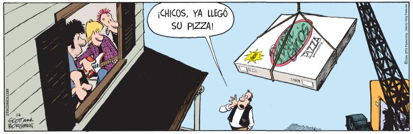 Window OCR: ¡CHICOSYA LLEGÓ SU PIZZA! SCOTAMA BORGMAN ¡CHICOSYA LLEGÓ SU PIZZA! SCOTAMA BORGMAN
