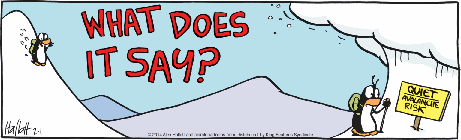 Azure OCR: WHAT DOES IT SAY? QUIET AVALANCHE RISK © 2014 Alex Hallatt arcticcirclecartoons.comdistributed. by King Features Syndicate WHAT DOES IT SAY? QUIET AVALANCHE RISK © 2014 Alex Hallatt arcticcirclecartoons.comdistributed. by King Features Syndicate
