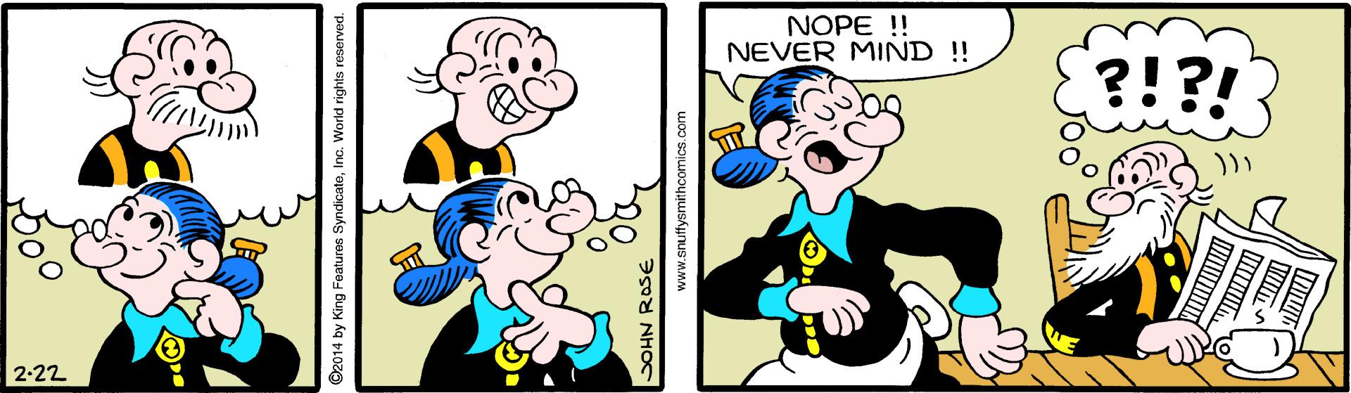 Happy OCR: NOPE !! NEVER MIND ! ?!?! 2-22 NOPE !! NEVER MIND ! ?!?! 2-22