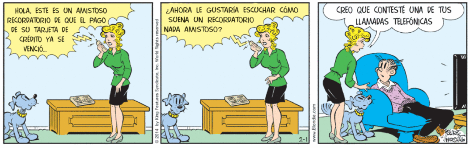 Illustration OCR: HOLAESTE ES UN AMISTOSO RECORDATORIO DE QUE EL PAGO DE SU TARJETA DE CRÉDITO YA SE VENCIÓ. ¿AHORA LE GUSTARÍA ESCUCHAR CÓMO SUENA UN RECORDATORIO NADA AMISTOSO? CREO QUE CONTESTÉ UNA DE TUS LLAMADAS TELEFÓNICAS HOLAESTE ES UN AMISTOSO RECORDATORIO DE QUE EL PAGO DE SU TARJETA DE CRÉDITO YA SE VENCIÓ. ¿AHORA LE GUSTARÍA ESCUCHAR CÓMO SUENA UN RECORDATORIO NADA AMISTOSO? CREO QUE CONTESTÉ UNA DE TUS LLAMADAS TELEFÓNICAS