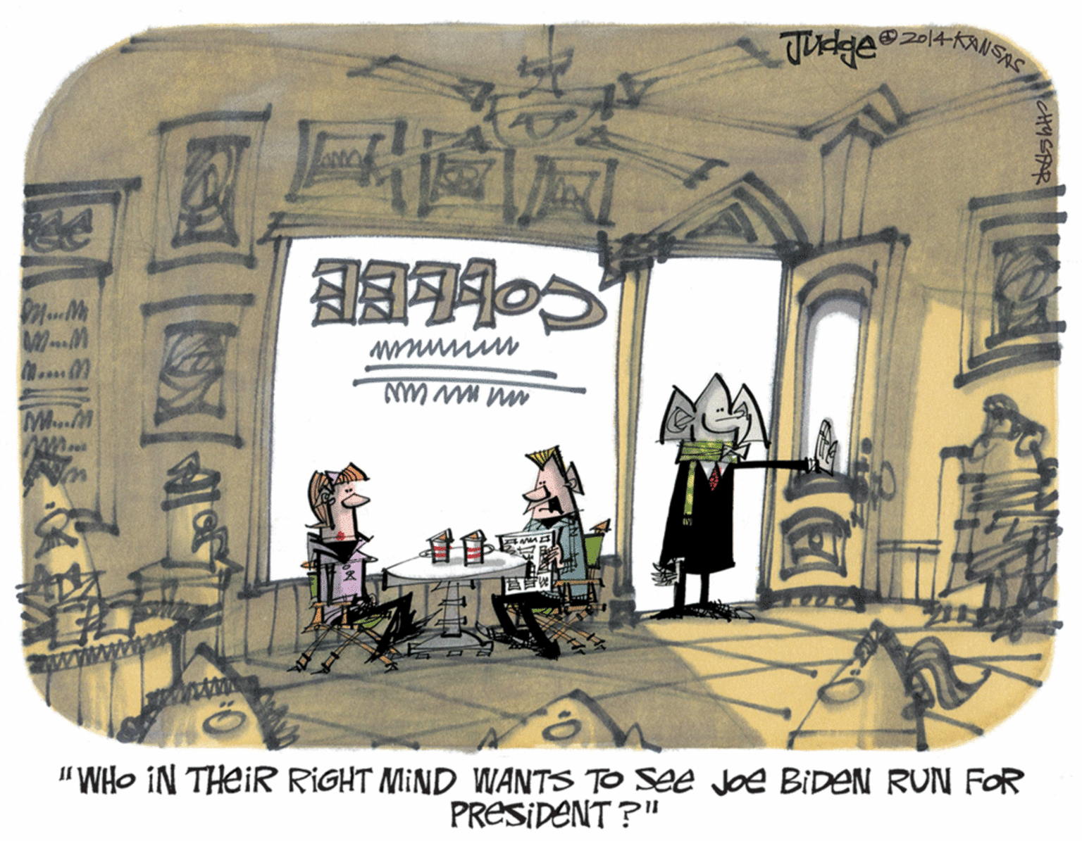 Fiction OCR: M...M M...M www "WHO IN THEIR RIGHT MIND WANTS TO See Joe BIDEN RUN FOR PRESIDENT ?" M...M M...M www "WHO IN THEIR RIGHT MIND WANTS TO See Joe BIDEN RUN FOR PRESIDENT ?"