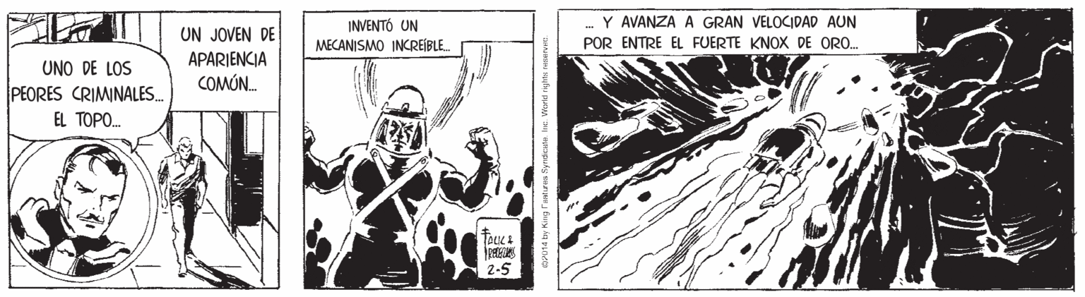 Auto part OCR: Y AVANZA A GRAN VELOCIDAD AUN INVENTÓ UN MECANISMO INCREÍBLE. UN JOVEN DE APARIENCIA COMÚN. POR ENTRE EL FUERTE KNOX DE ORO. UNO DE LOS PEORES CRIMINALES. EL TOPO. 2-5 Y AVANZA A GRAN VELOCIDAD AUN INVENTÓ UN MECANISMO INCREÍBLE. UN JOVEN DE APARIENCIA COMÚN. POR ENTRE EL FUERTE KNOX DE ORO. UNO DE LOS PEORES CRIMINALES. EL TOPO. 2-5