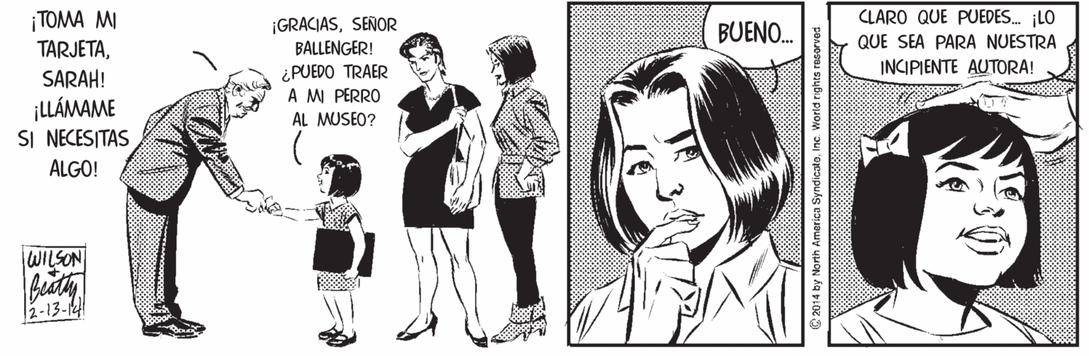 Black-and-white OCR: ¡TOMA MI TARJETACLARO QUE PUEDES. ¡LO QUE SEA PARA NUESTRA ¡GRACIASSEÑOR BUENO. BALLENGER! INCIPIENTE AUTORA! ¿PUEDO TRAER A M PERRO SARAH! ¡LLÁMAME SI NECESITAS AL MUSEO? ALGO! WILSON 2-13-14 2014 by Nor ¡TOMA MI TARJETACLARO QUE PUEDES. ¡LO QUE SEA PARA NUESTRA ¡GRACIASSEÑOR BUENO. BALLENGER! INCIPIENTE AUTORA! ¿PUEDO TRAER A M PERRO SARAH! ¡LLÁMAME SI NECESITAS AL MUSEO? ALGO! WILSON 2-13-14 2014 by Nor