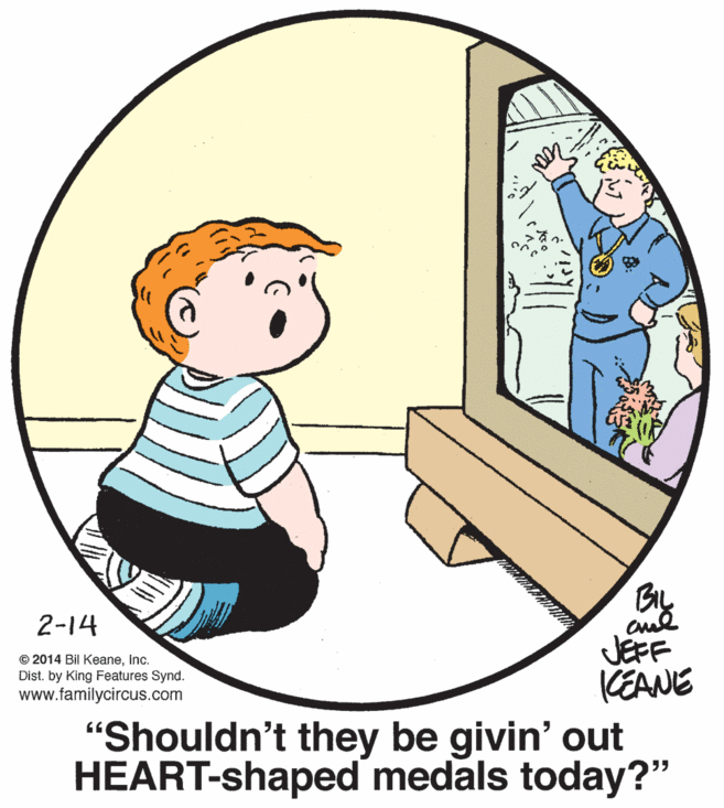Gesture OCR: 2-14 JEFF KEANE "Shouldn't they be givin' out HEART-shaped medals today?" © 2014 Bil KeaneInc. Dist. by King Features Synd. www.familycircus.com ?? 2-14 JEFF KEANE "Shouldn't they be givin' out HEART-shaped medals today?" © 2014 Bil KeaneInc. Dist. by King Features Synd. www.familycircus.com ??