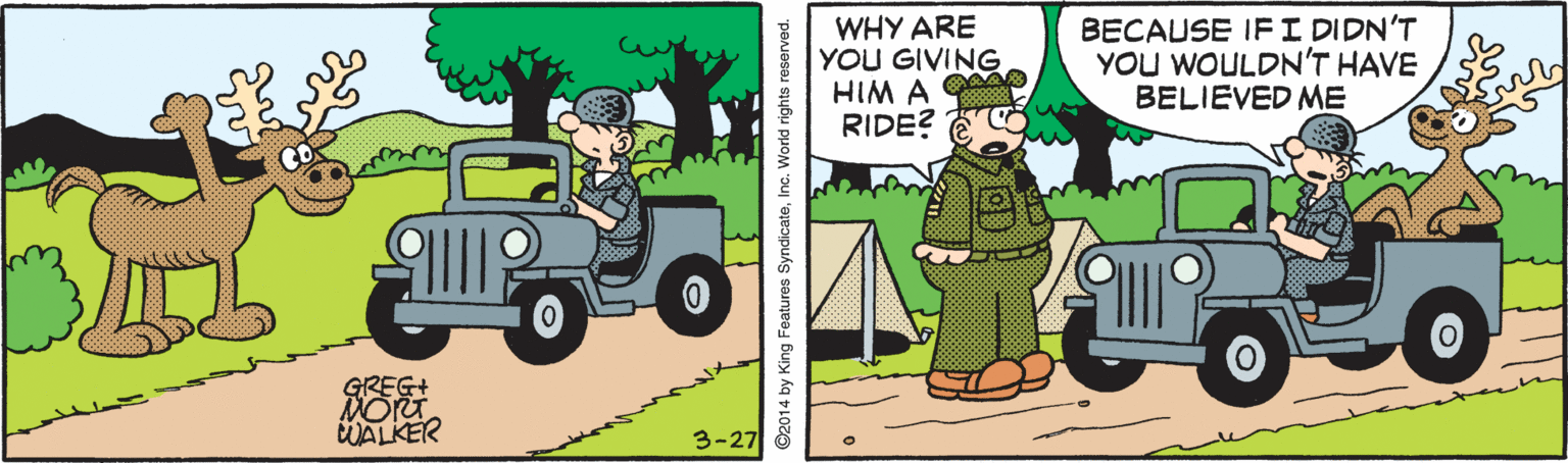 Sharing OCR: WHY ARE YOU GIVING HIM A A RIDE? E BECAUSE IFI DIDN'T YOU WOULDN'T HAVE BELIEVED ME GREG+ WALKER 3-27 ©2014 by King Features SyndicateInc. World rights WHY ARE YOU GIVING HIM A A RIDE? E BECAUSE IFI DIDN'T YOU WOULDN'T HAVE BELIEVED ME GREG+ WALKER 3-27 ©2014 by King Features SyndicateInc. World rights