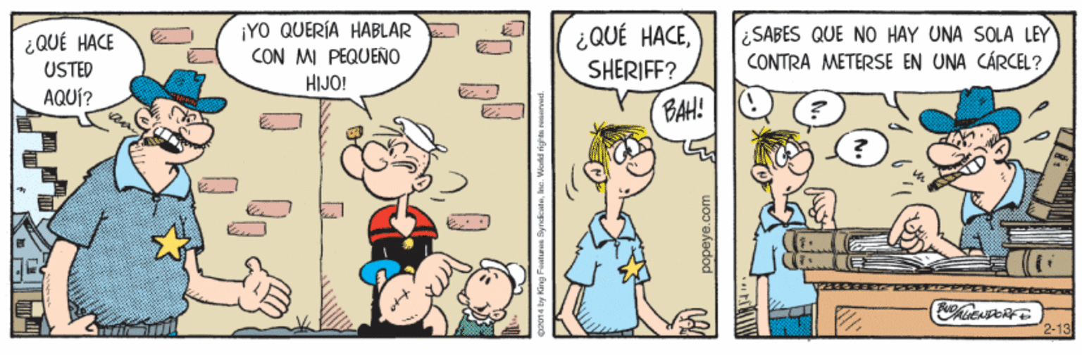 Font OCR: ¡YO QUERÍA HABLAR CON MI PEQUENO HIJO! ¿QUÉ HACESHERIFF? BAH! ¿SABES QUE NO HAY UNA SOLA LEY ¿QUÉ HACE USTED CONTRA METERSE EN UNA CÁRCEL? AQUÍ? ¡YO QUERÍA HABLAR CON MI PEQUENO HIJO! ¿QUÉ HACESHERIFF? BAH! ¿SABES QUE NO HAY UNA SOLA LEY ¿QUÉ HACE USTED CONTRA METERSE EN UNA CÁRCEL? AQUÍ?