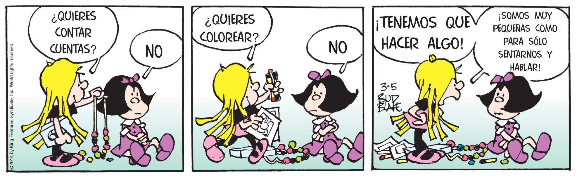 Rectangle OCR: ¿QUIERES CONTAR ¿QUIERES COLOREAR? |TENEMOS QUE HACER ALGO! ¡SOMOS MUY PEQUEÑAS COMO PARA SÓLO CUENTAS? NO NO SENTARNOS Y HABLAR! 3-5 ¿QUIERES CONTAR ¿QUIERES COLOREAR? |TENEMOS QUE HACER ALGO! ¡SOMOS MUY PEQUEÑAS COMO PARA SÓLO CUENTAS? NO NO SENTARNOS Y HABLAR! 3-5