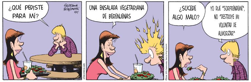 Food OCR: Geomand ¿QUÉ PEDISTE PARA MÍ? UNA ENSALADA VEGETARIANA YO DUE "SORPRÉNDEME"¿SUCEDE ALGO MALO? DE BERENJENAS NO "DESTRUYE MI VOLONTAD DE ALMORZAR" Geomand ¿QUÉ PEDISTE PARA MÍ? UNA ENSALADA VEGETARIANA YO DUE "SORPRÉNDEME"¿SUCEDE ALGO MALO? DE BERENJENAS NO "DESTRUYE MI VOLONTAD DE ALMORZAR"