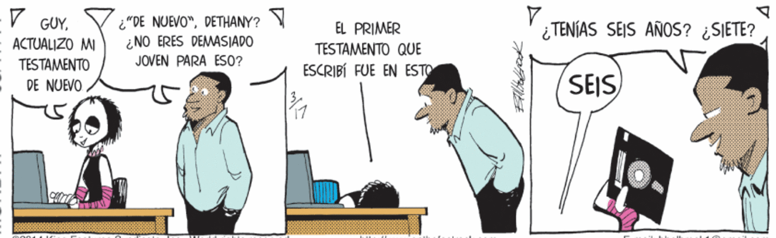Conversation Faces (1) OCR: ¿"DE NUEVO"DETHANY? N ¿ NO ERES DEMASIADO JOVEN PARA ESO? GUYEL PRIMER ¿TENIAS SEIS AÑOS? ¿SIETE? ACTUALIZO MI TESTAMENTO QUE TESTAMENTO ESCRIBÍ FUE EN ESTO SEIS) DE NUEVO ¿"DE NUEVO"DETHANY? N ¿ NO ERES DEMASIADO JOVEN PARA ESO? GUYEL PRIMER ¿TENIAS SEIS AÑOS? ¿SIETE? ACTUALIZO MI TESTAMENTO QUE TESTAMENTO ESCRIBÍ FUE EN ESTO SEIS) DE NUEVO