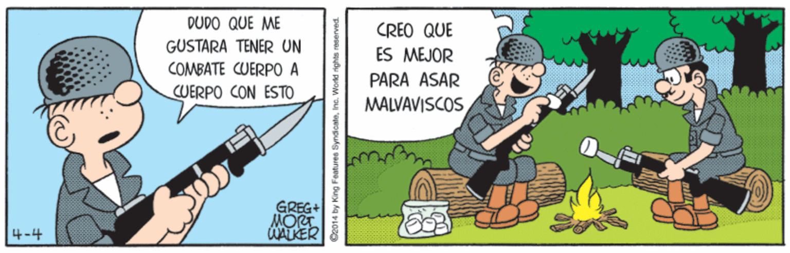 Art OCR: DUDO QUE ME CREO QUE GÜSTARA TENER UN COMBATE CUERPO A ES MEJOR PARA ASAR CUERPO CON ESTO MALVAVISCOS GREG+ MORT WALKER& 4-4 DUDO QUE ME CREO QUE GÜSTARA TENER UN COMBATE CUERPO A ES MEJOR PARA ASAR CUERPO CON ESTO MALVAVISCOS GREG+ MORT WALKER& 4-4