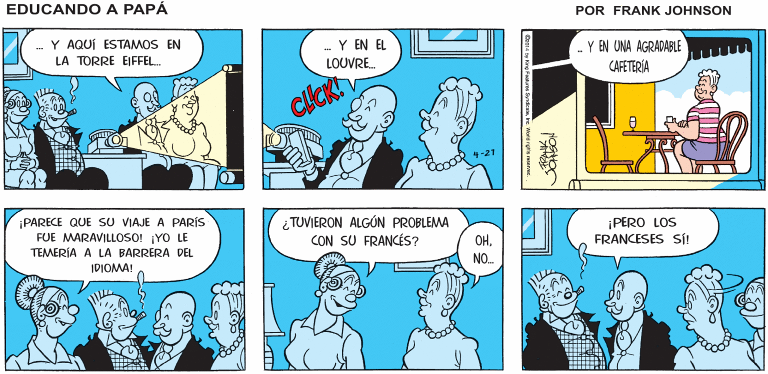 Sharing OCR: ¡PREPARARÉ MÁS CAFÉ EDUCANDO A EL DUQUE Y LA DUQUESA CONZU-MISTAS NOS VISITARÁN ESTA NOCHE! MUY FUERTE! PAPÁ FRANK JOANSON Y AQUÍ ESTAMOS EN LA TORRE EIFFE. Y EN UNA AGRADABLE Y EN EL LOUVRE. CAFETERÍA ¿ TUVIERON ALGÚN PROBLEMA ¡PARECE QUE SU VIAJE A PARÍS FUE MARAVILLOSO! ¡YO LE TEMERÍA A LA BARRERA DEL ¡PERO LOS FRANCESES Sí! CON SU FRANCÉS? OHNO. IDIOMA! ¡PREPARARÉ MÁS CAFÉ EDUCANDO A EL DUQUE Y LA DUQUESA CONZU-MISTAS NOS VISITARÁN ESTA NOCHE! MUY FUERTE! PAPÁ FRANK JOANSON Y AQUÍ ESTAMOS EN LA TORRE EIFFE. Y EN UNA AGRADABLE Y EN EL LOUVRE. CAFETERÍA ¿ TUVIERON ALGÚN PROBLEMA ¡PARECE QUE SU VIAJE A PARÍS FUE MARAVILLOSO! ¡YO LE TEMERÍA A LA BARRERA DEL ¡PERO LOS FRANCESES Sí! CON SU FRANCÉS? OHNO. IDIOMA!