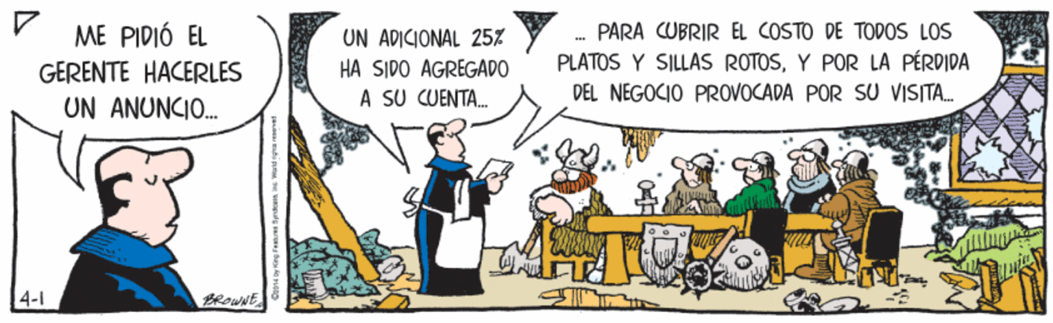 Illustration OCR: ME PIDIÓ EL GERENTE HACERLES UN ANUNCIO. PARA CUBRIR EL COSTO DE TODOS LOS PLATOS Y SILLAS ROTOSY POR LA PÉRDIDA DEL NEGOCIO PROVOCADA POR S0 VISITA. UN ADICIONAL 25% HA SIDO AGREGADO A SU CUENTA. 4-1 BROWNE ME PIDIÓ EL GERENTE HACERLES UN ANUNCIO. PARA CUBRIR EL COSTO DE TODOS LOS PLATOS Y SILLAS ROTOSY POR LA PÉRDIDA DEL NEGOCIO PROVOCADA POR S0 VISITA. UN ADICIONAL 25% HA SIDO AGREGADO A SU CUENTA. 4-1 BROWNE