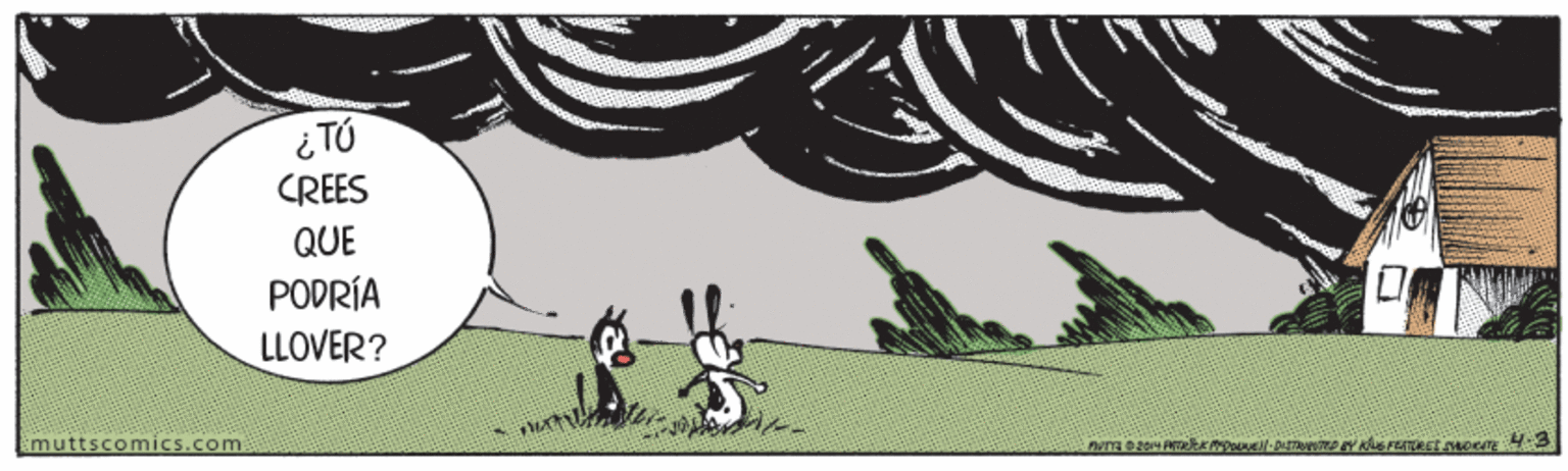 Grass OCR: i TO CREES QUE PODRÍA LLOVER? muttscomics.com i TO CREES QUE PODRÍA LLOVER? muttscomics.com