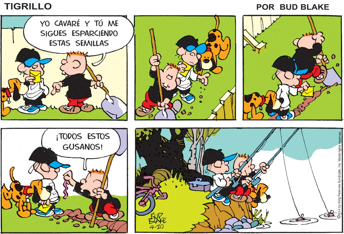 Human OCR: TIGRILLO POR BUD BLAKE YO CAVARÉ Y TÚ ME SIGUES ESPARCIENDO ESTAS SEMILLAS ¡ TODOS ESTOS GUSANOS! BUR. BAVE 4.20 TIGRILLO POR BUD BLAKE YO CAVARÉ Y TÚ ME SIGUES ESPARCIENDO ESTAS SEMILLAS ¡ TODOS ESTOS GUSANOS! BUR. BAVE 4.20