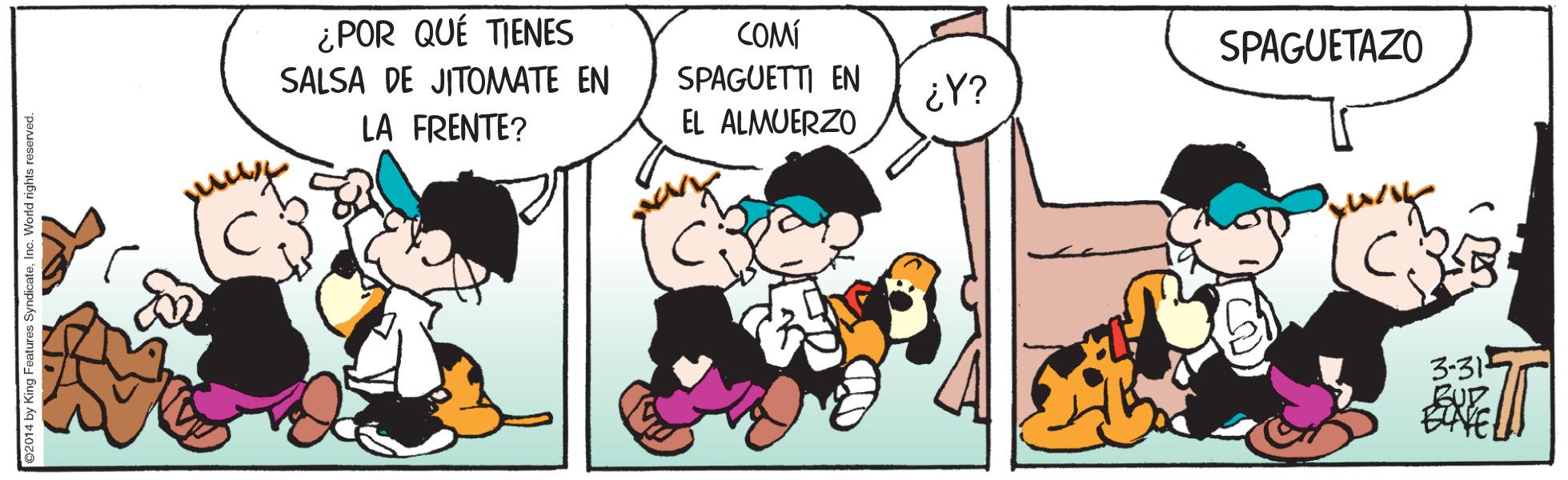 Interaction OCR: ¿POR QUÉ TIENES SALSA DE JITOMMATE EN COMÍ SPAGUETAZO SPAGUETTI EN iY? LA FRENTE? EL ALMUERZO ¿POR QUÉ TIENES SALSA DE JITOMMATE EN COMÍ SPAGUETAZO SPAGUETTI EN iY? LA FRENTE? EL ALMUERZO