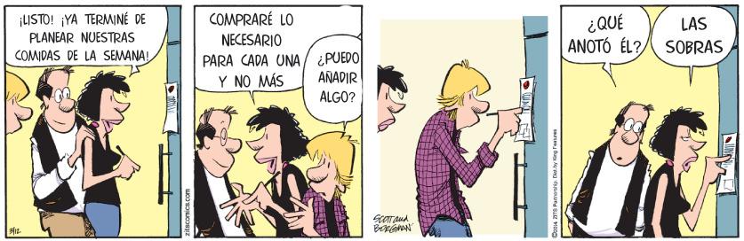 Illustration OCR: ¡LISTO! ¡YA TERMINÉ DE PLANEAR NUESTRAS COMIDAS DE LA SEMANA! COMPRARÉ LO ¿QUÉ ANOTÓ ÉL? LAS NECESARIO SOBRAS PARA CADA UNA/ ¿PUEDO Y NO MÁS AÑADIR ALGO? O4 TS Panorstig. Det. by King Faru ¡LISTO! ¡YA TERMINÉ DE PLANEAR NUESTRAS COMIDAS DE LA SEMANA! COMPRARÉ LO ¿QUÉ ANOTÓ ÉL? LAS NECESARIO SOBRAS PARA CADA UNA/ ¿PUEDO Y NO MÁS AÑADIR ALGO? O4 TS Panorstig. Det. by King Faru