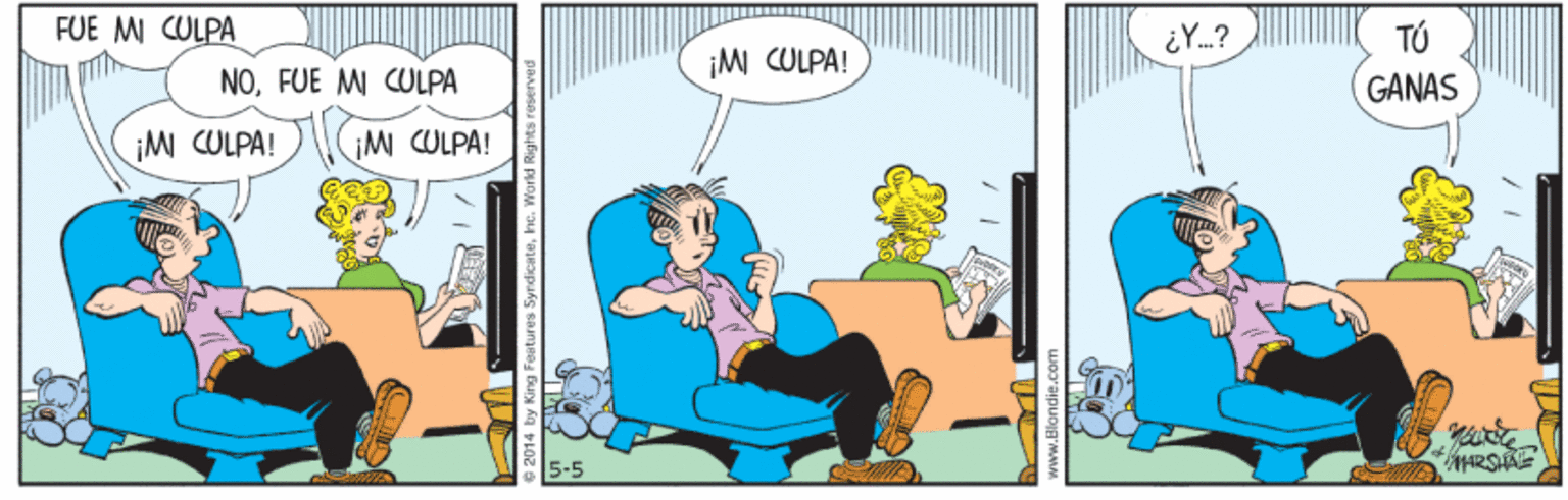 Humour OCR: FUE M CULPA ¡M CULPA! NOFUE MI CULPA GANAS M CULPA! ) MI CULPA! 5-5 HRSKE FUE M CULPA ¡M CULPA! NOFUE MI CULPA GANAS M CULPA! ) MI CULPA! 5-5 HRSKE