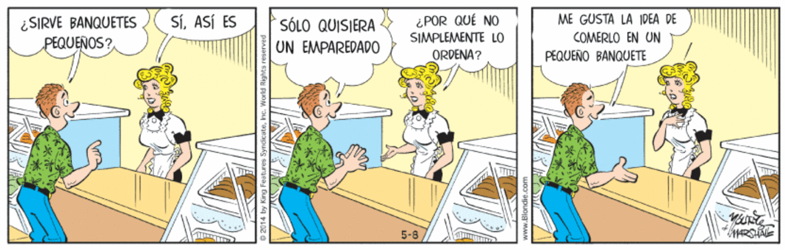 Adaptation OCR: ¿ POR QUÉ NO SIMPLEMENTE LO ORDENA? SíASÍ ES ME GUSTA LA IDEA DE ¿SIRVE BANQUETES PEQUENOS ?SOL0 a?Is | ERA UN EMPAREDADO COMERLO EN UN PEQUEÑO BANQUETE 5-8 ¿ POR QUÉ NO SIMPLEMENTE LO ORDENA? SíASÍ ES ME GUSTA LA IDEA DE ¿SIRVE BANQUETES PEQUENOS ?SOL0 a?Is | ERA UN EMPAREDADO COMERLO EN UN PEQUEÑO BANQUETE 5-8