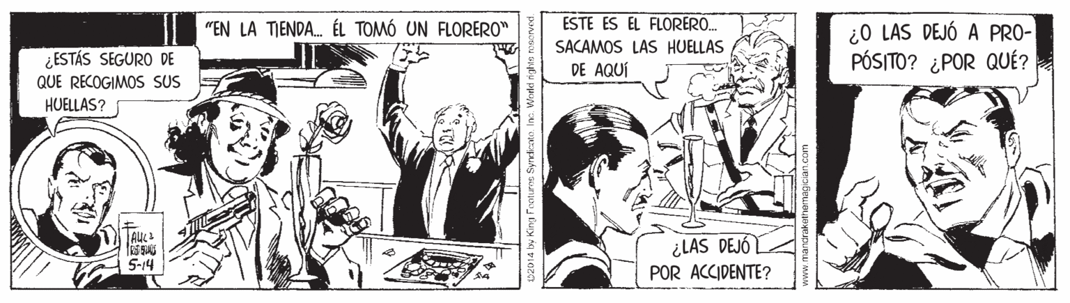 Illustration OCR: "EN LA TIENDA. ÉL TOMÓ UN FLORERO" ESTE ES EL FLORERO. ¿0 LAS DEJÓ A PRO- PÓSITO? ¿POR QUÉ? SACAMOS LAS HUELLAS ¿ESTÁS SEGURO DE DE AQUÍ QUE RECOGIMOS SUS HUELLAS? ¿LAS DEJÓL POR ACCIDENTE? 5-14 "EN LA TIENDA. ÉL TOMÓ UN FLORERO" ESTE ES EL FLORERO. ¿0 LAS DEJÓ A PRO- PÓSITO? ¿POR QUÉ? SACAMOS LAS HUELLAS ¿ESTÁS SEGURO DE DE AQUÍ QUE RECOGIMOS SUS HUELLAS? ¿LAS DEJÓL POR ACCIDENTE? 5-14