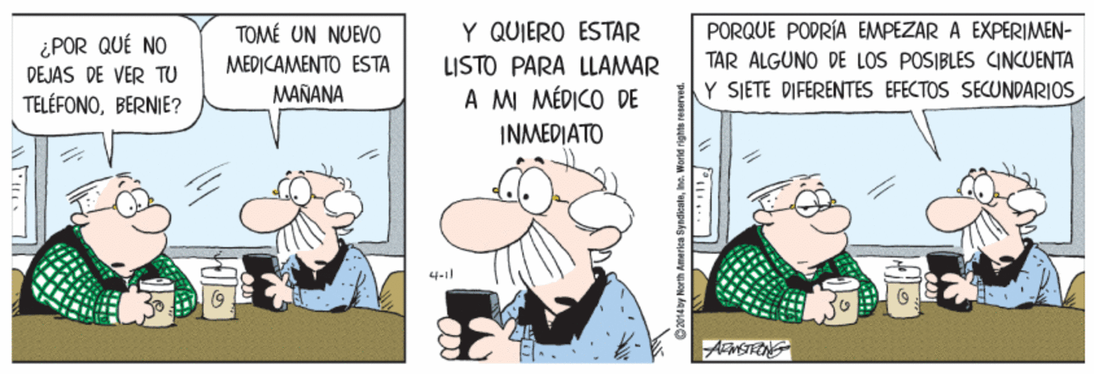 Illustration OCR: Y QUIERO ESTAR LISTO PARA LLAMAR A M MÉDICO DE PORQUE PODRÍA EMPEZAR A EXPERIMEN- TÄR ÁLGÜNO DE LOS POSIBLES CINCUENTA Y SIETE DIFÉRENTES EFECTOS SECUNDARIOS TOMÉ UN NUEVO ¿POR QUÉ NO DEJAS DE VER TU TELÉFONOBERNIE? MEDICAMENTO ESTA MAÑANA INMEDIATO 4-11 014 by Horth America Y QUIERO ESTAR LISTO PARA LLAMAR A M MÉDICO DE PORQUE PODRÍA EMPEZAR A EXPERIMEN- TÄR ÁLGÜNO DE LOS POSIBLES CINCUENTA Y SIETE DIFÉRENTES EFECTOS SECUNDARIOS TOMÉ UN NUEVO ¿POR QUÉ NO DEJAS DE VER TU TELÉFONOBERNIE? MEDICAMENTO ESTA MAÑANA INMEDIATO 4-11 014 by Horth America