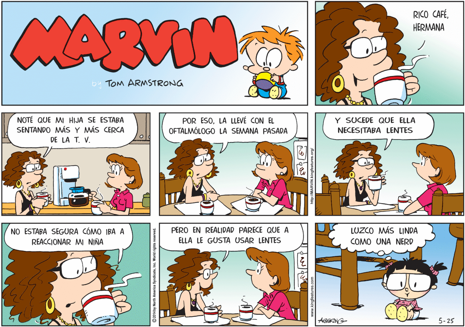 Product OCR: RICO CAFÉMARVIN HERMANA by TOM ARMSTRONG NOTÉ QUE MI HIJA SE ESTABA SENTANDO MÁS Y MÁS CERCA POR ESOLA LLEVÉ CON EL OFTALMÓLOGO LA SEMANA PASADA Y SUCEDE QUE ELLA NECESITABA LENTES DE LA T. V. NO ESTABA SEGURA CÓMO IBA A PERO EN REALIDAD PARECE QUE A LUZCO MÁS LINDA REACCIONAR MI NIÑA ELLA LE GUSTA USAR LENTES COMO UNA NERD ? 5-25 RICO CAFÉMARVIN HERMANA by TOM ARMSTRONG NOTÉ QUE MI HIJA SE ESTABA SENTANDO MÁS Y MÁS CERCA POR ESOLA LLEVÉ CON EL OFTALMÓLOGO LA SEMANA PASADA Y SUCEDE QUE ELLA NECESITABA LENTES DE LA T. V. NO ESTABA SEGURA CÓMO IBA A PERO EN REALIDAD PARECE QUE A LUZCO MÁS LINDA REACCIONAR MI NIÑA ELLA LE GUSTA USAR LENTES COMO UNA NERD ? 5-25