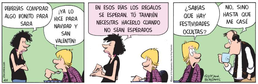 Comic book OCR: EN ESOS DÍAS LOS REGALOS SE ESPERAN. TÚ TAMBIÉN ¿SABÍAS QUE HAY FESTIVIDADES OCULTAS? NOSINO HASTA QUE ME CASÉ DEBERÍAS COMPRAR ALGO BONITO PARA SARA ¡YA LO HICE PARA NECESITAS HACERLO CUANDO NAVIDAD Y NO SEAN ESPERADOS SAN VALENTIN! EN ESOS DÍAS LOS REGALOS SE ESPERAN. TÚ TAMBIÉN ¿SABÍAS QUE HAY FESTIVIDADES OCULTAS? NOSINO HASTA QUE ME CASÉ DEBERÍAS COMPRAR ALGO BONITO PARA SARA ¡YA LO HICE PARA NECESITAS HACERLO CUANDO NAVIDAD Y NO SEAN ESPERADOS SAN VALENTIN!