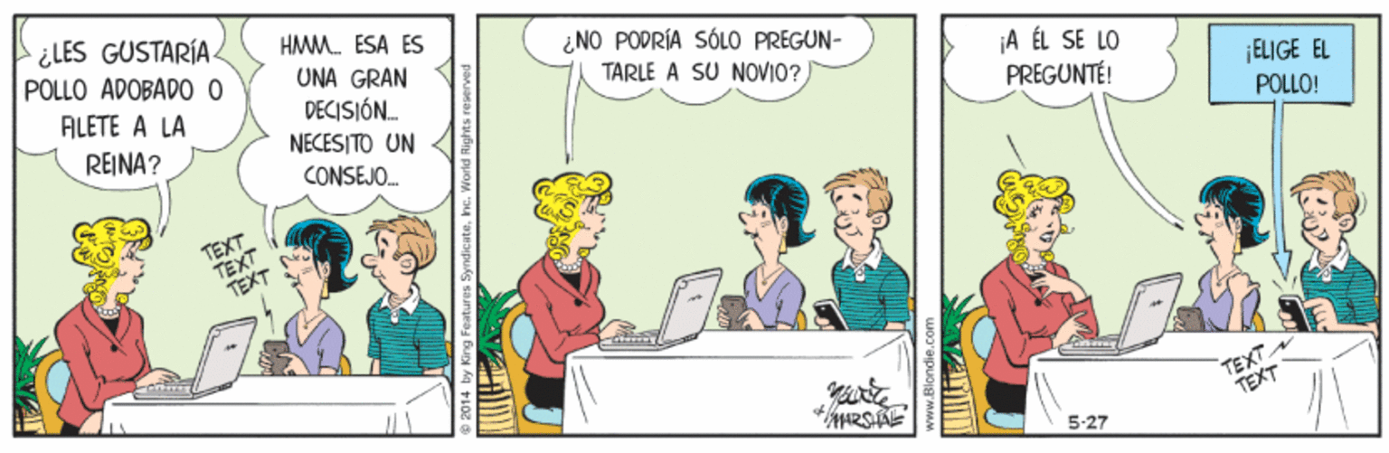 Computer OCR: ¿LES GUSTARÍA POLLO ADOBADO 0 HAMM. ESA ES UNA GRAN ¿NO PODRÍA SÓLO PREGUN- ¡A ÉL SE LO PREGUNTÉ! ALETE A LA TARLE A SU NOVIO? DECISIÓN. NECESITO UN ¡ELIGE EL REINA? CONSEJO. POLLO! TEXT ?XT TEXT TEXT TEXT 5-27 ¿LES GUSTARÍA POLLO ADOBADO 0 HAMM. ESA ES UNA GRAN ¿NO PODRÍA SÓLO PREGUN- ¡A ÉL SE LO PREGUNTÉ! ALETE A LA TARLE A SU NOVIO? DECISIÓN. NECESITO UN ¡ELIGE EL REINA? CONSEJO. POLLO! TEXT ? XT TEXT TEXT TEXT 5-27