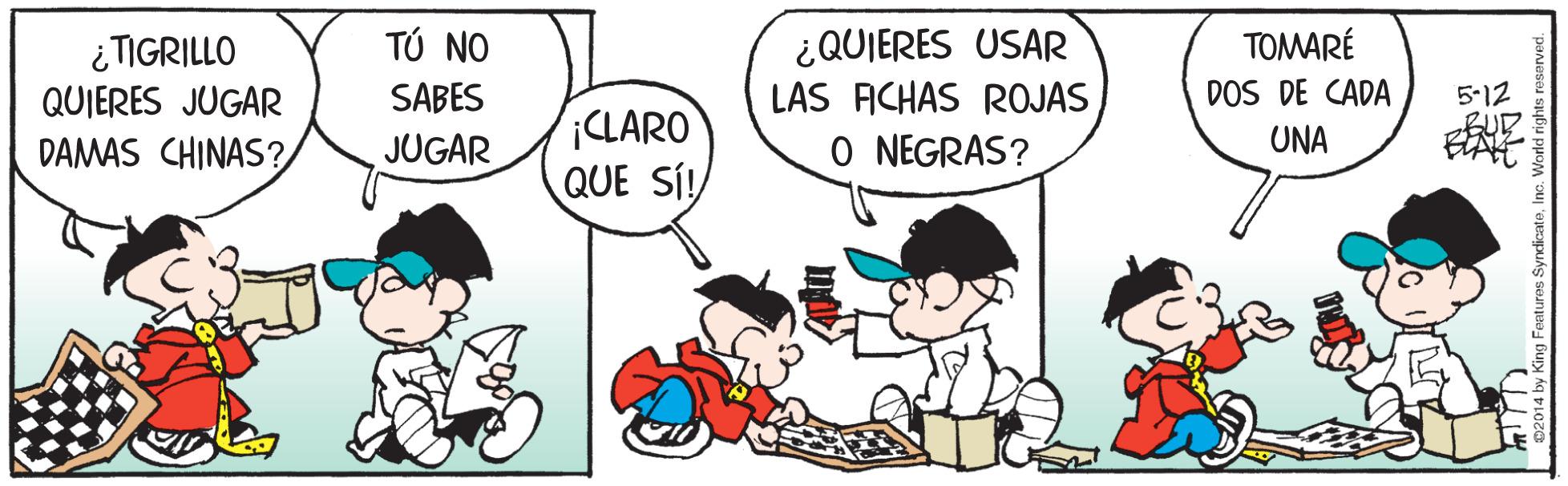 Interaction OCR: ¿QUIERES USAR LAS ACHAS ROJAS O NEGRAS? TÚ NO i TIGRILLO QUIERES JUGAR TOMARÉ DOS DE CADA SABES 5-12 CLARO QUE SÍ! DAMAS CHINAS? JUGAR UNA ¿QUIERES USAR LAS ACHAS ROJAS O NEGRAS? TÚ NO i TIGRILLO QUIERES JUGAR TOMARÉ DOS DE CADA SABES 5-12 CLARO QUE SÍ! DAMAS CHINAS? JUGAR UNA