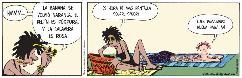 Rectangle OCR: LA BANANA SE VOLVIÓ NÁRANJAEL DELFIN ES PÚRPURAY LA CALAVERA ES ROSA ES HORA DE MÁS PANTALLA HMMM. SOLARSEÑOR! ERES DEMASIADO BUENA PARA MW Jes ZTS Patentip. Diei by King Fetre LA BANANA SE VOLVIÓ NÁRANJAEL DELFIN ES PÚRPURAY LA CALAVERA ES ROSA ES HORA DE MÁS PANTALLA HMMM. SOLARSEÑOR! ERES DEMASIADO BUENA PARA MW Jes ZTS Patentip. Diei by King Fetre