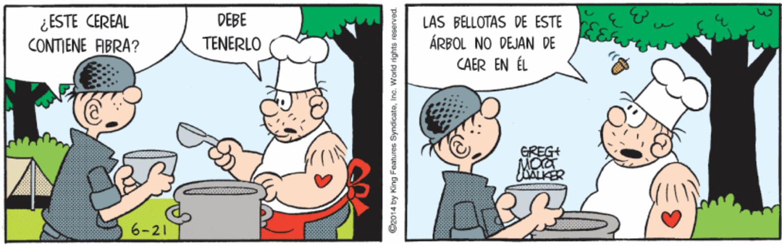 Line OCR: ¿ESTE CEREAL CONTIENE ABRA? DEBE LAS BELLOTAS DE ESTE ÁRBOL NO DEJAN DE CAER EN ÉL TENERLO ALKER 6-21 O2014 by King Featu res SyndicatoInc. World rights reserved. ¿ESTE CEREAL CONTIENE ABRA? DEBE LAS BELLOTAS DE ESTE ÁRBOL NO DEJAN DE CAER EN ÉL TENERLO ALKER 6-21 O2014 by King Featu res SyndicatoInc. World rights reserved.