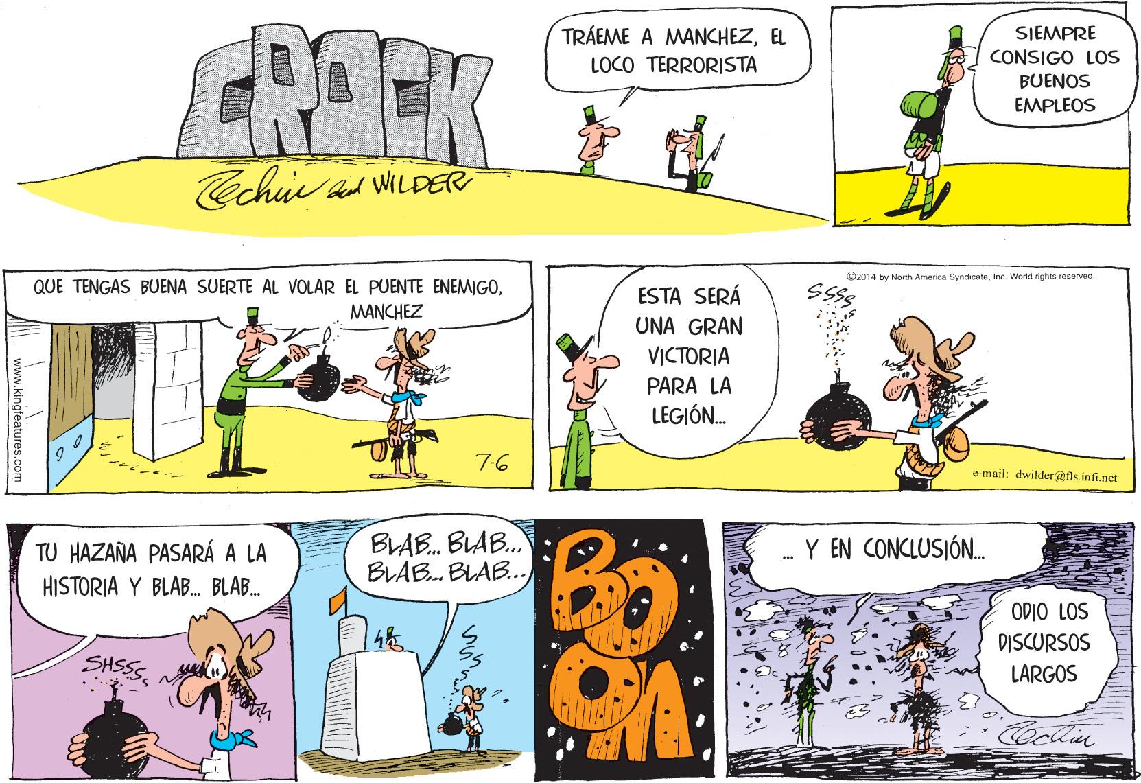 Font OCR: CRACK SIEMPRE TRÁEME A MANCHEZEL LOCO TERRORISTA CONSIGO LOS BUENOS EMPLEOS ochi ad WILDER ©2014 by North America SyndicateInc. World ights reserved. QUE TENGAS BUENA SUERTE AL VOLAR EL PUENTE ENEMIGOESTA SERÁ MANCHEZ UNA GRAN VICTORIA PARA LA LEGIÓN. 7-6 e-mail: dwilder@fls. infi.net BLA. BLAB. BLAB. BLAB... Y EN CONCLUSIÓN. TU HAZAÑA PASARÁ A LA HISTORIA Y BLAB. BLAB. ODIO LOS DISCURSOS SHSSS LARGOS Coolia www.kingfeatures. CRACK SIEMPRE TRÁEME A MANCHEZEL LOCO TERRORISTA CONSIGO LOS BUENOS EMPLEOS ochi ad WILDER ©2014 by North America SyndicateInc. World ights reserved. QUE TENGAS BUENA SUERTE AL VOLAR EL PUENTE ENEMIGOESTA SERÁ MANCHEZ UNA GRAN VICTORIA PARA LA LEGIÓN. 7-6 e-mail: dwilder@fls. infi.net BLA. BLAB. BLAB. BLAB... Y EN CONCLUSIÓN. TU HAZAÑA PASARÁ A LA HISTORIA Y BLAB. BLAB. ODIO LOS DISCURSOS SHSSS LARGOS Coolia www.kingfeatures.