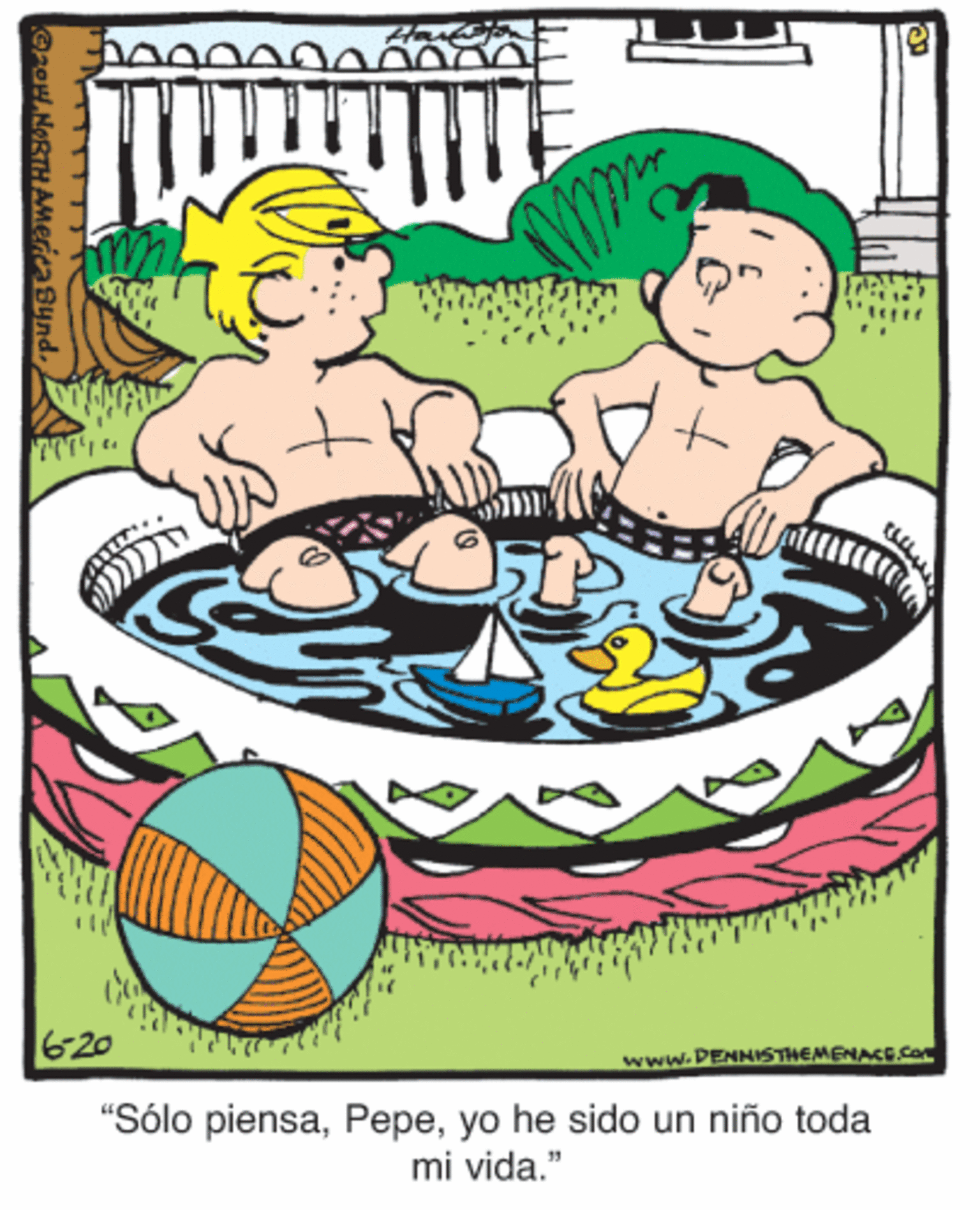 Junk food OCR: 6-20 www.DENNISTHEMENACE.Com "Sólo piensayo he sido un niño toda mi vida." OPaHANARTHAMericaSund. 6-20 www.DENNISTHEMENACE.Com "Sólo piensayo he sido un niño toda mi vida." OPaHANARTHAMericaSund.