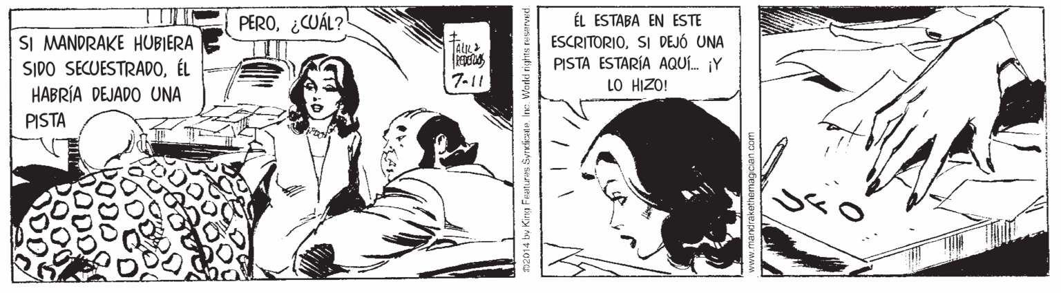 Style OCR: ÉL ESTABA EN ESTE ESCRITORIOSI DEJÓ UNA PISTA ESTARÍA AQUÍ. Y LO HIZO! PERO¿CUÁL? SI MANDRAKE HUBIERA SIDO SECUESTRADOÉL HABRÍA DEJADO UNA 7-11 PISTA ÉL ESTABA EN ESTE ESCRITORIOSI DEJÓ UNA PISTA ESTARÍA AQUÍ. Y LO HIZO! PERO¿CUÁL? SI MANDRAKE HUBIERA SIDO SECUESTRADOÉL HABRÍA DEJADO UNA 7-11 PISTA