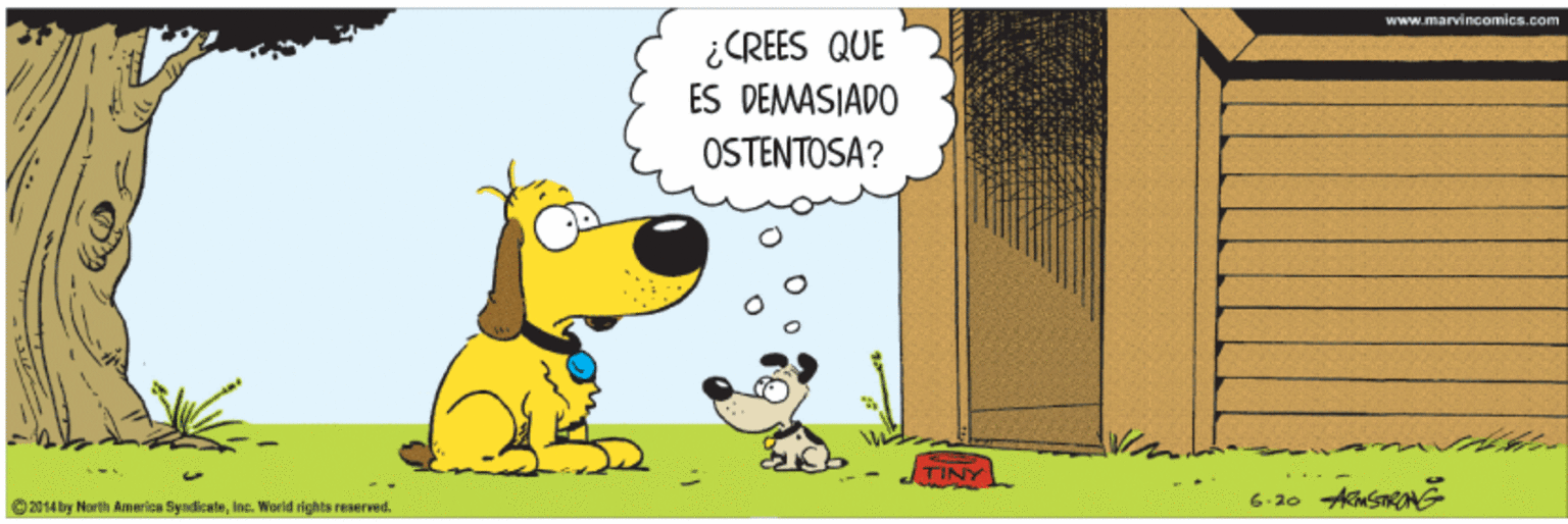 Art OCR: www.marvincomics.com ¿CREES QUE ES DEMASIADO OSTENTOSA? O 2014by North America SyndicateIne. World rights reserved. 6-20 www.marvincomics.com ¿CREES QUE ES DEMASIADO OSTENTOSA? O 2014by North America SyndicateIne. World rights reserved. 6-20