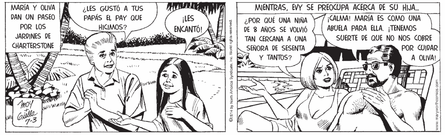 Organism OCR: MARÍA Y OLIVA ¿LES GUSTÓ A TUS PAPÁS EL PAY QUE MJENTRASEVY SE PREOCUPA ACERCA DE SU HIJA. DAN UN PASEO ¡LES ENCANTÓ! ¿POR QUÉ UNA NIÑA DE 8 AÑOS SE VOLVIÓ CALMA! MARÍA ES COMO UNA ABUELA PARA ELLA. TENEMOS POR LOS HICIMOS? JARDINES DE CHARTERSTONE TAN CERCANA A UNA SUERTE DE QUE NO NOS COBRE w.. I SEÑORA DE SESENTA POR CUIDAR A OLIVA! Y TANTOS? moy Giella 7-3 e:014 by North Amorica S MARÍA Y OLIVA ¿LES GUSTÓ A TUS PAPÁS EL PAY QUE MJENTRASEVY SE PREOCUPA ACERCA DE SU HIJA. DAN UN PASEO ¡LES ENCANTÓ! ¿POR QUÉ UNA NIÑA DE 8 AÑOS SE VOLVIÓ CALMA! MARÍA ES COMO UNA ABUELA PARA ELLA. TENEMOS POR LOS HICIMOS? JARDINES DE CHARTERSTONE TAN CERCANA A UNA SUERTE DE QUE NO NOS COBRE w.. I SEÑORA DE SESENTA POR CUIDAR A OLIVA! Y TANTOS? moy Giella 7-3 e:014 by North Amorica S